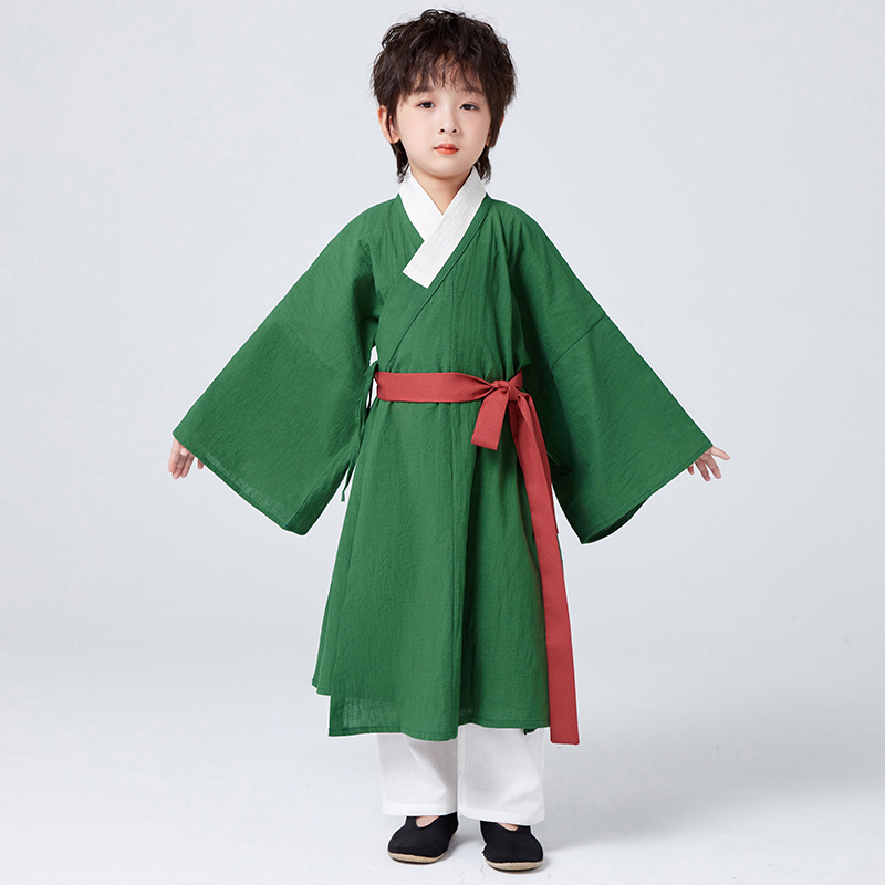夏季长裳宋制交领袍阔袖大氅汉服