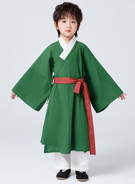 夏季长裳宋制交领袍阔袖大氅汉服