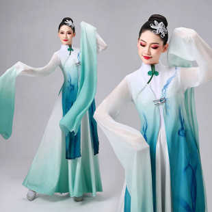中国风京剧戏曲花旦一江清水舞蹈服装 水袖 古典舞演出服女春晚同款