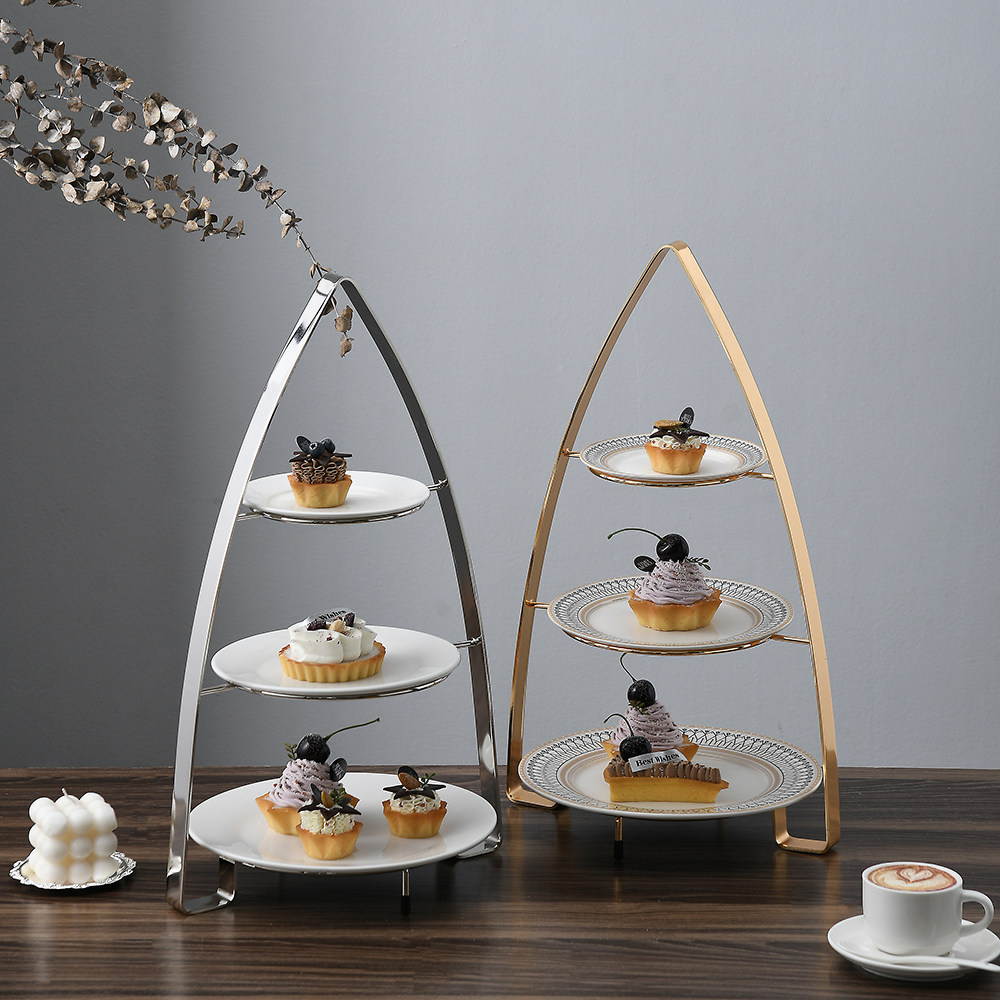 不锈钢下午茶点心架水果托盘蛋糕茶歇摆台英式酒店甜品台展示架,餐饮具,果盆/果盘/果篮,淘宝优惠券,粉丝福利购,淘宝优惠卷
