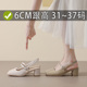 33码 粗跟2023新款 34高跟小码 女鞋 玛丽珍 包头凉鞋 313233单鞋 女夏季