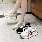 特小码 女显高 34厚底内增高小个子德训鞋 运动休闲鞋 女313233阿甘鞋