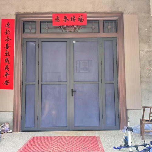 别墅大纱门农村入户平开纱门