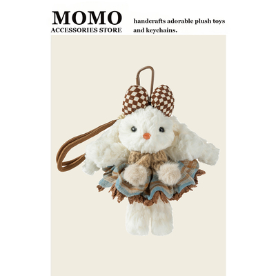 MoMo原创垂耳兔邦尼兔包挂件