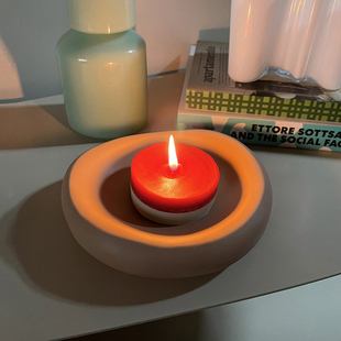 Monote正品press only水泥底座香薰蜡烛室内浪漫情调香氛礼物饰品