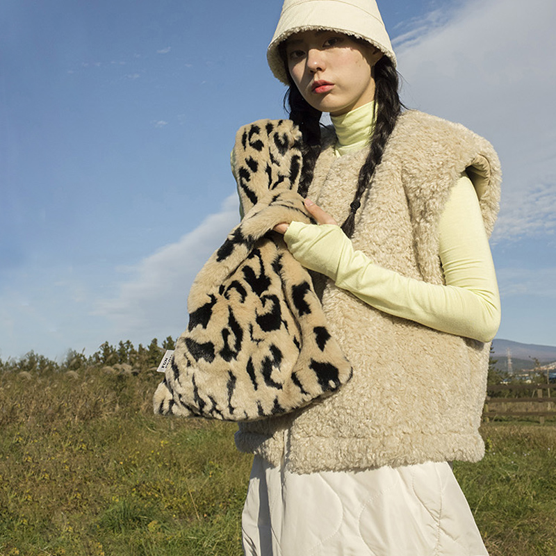 monote韩国正品ins风温暖毛绒