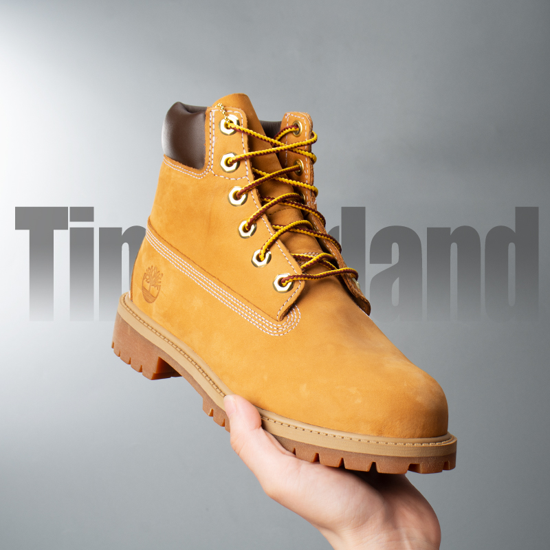 Timberland添柏岚童鞋青少年大黄靴高帮户外皮革|12909丨12709