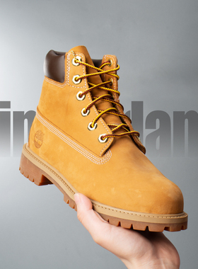 Timberland添柏岚童鞋青少年大黄靴高帮户外皮革|12909丨12709