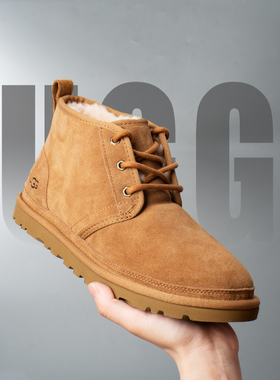 UGG雪地靴经典款皮毛一体保暖防水防滑棉鞋男女高帮系带短筒3236