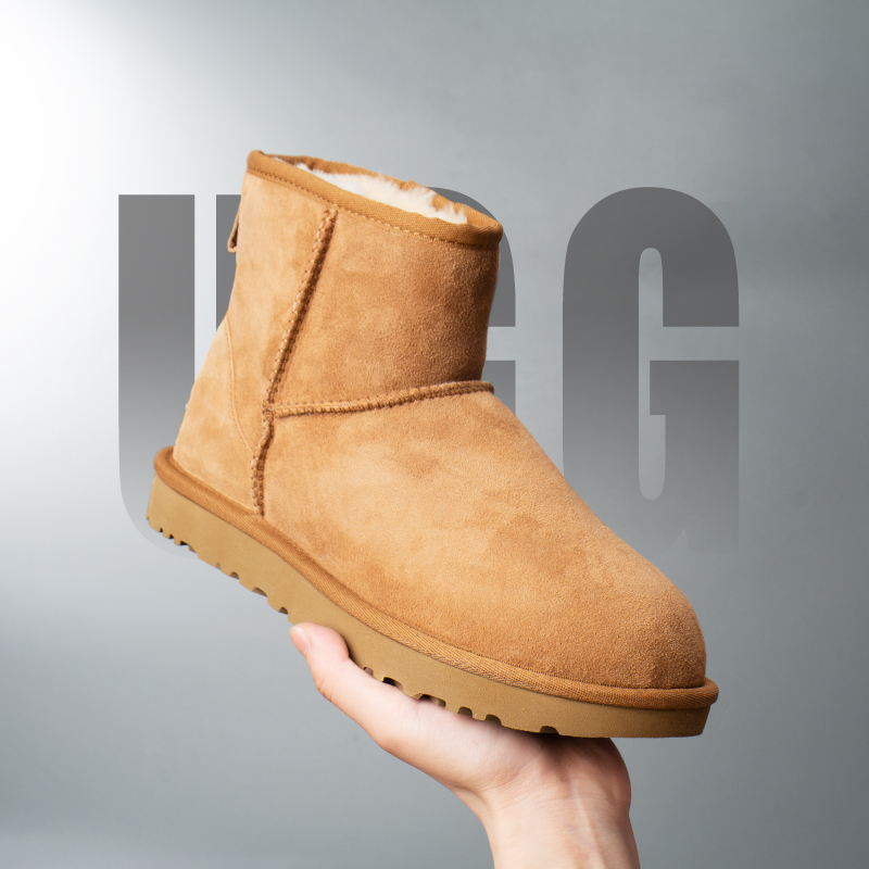 UGG经典基础款迷你短筒短靴皮毛一体保暖男女款雪地靴1016222