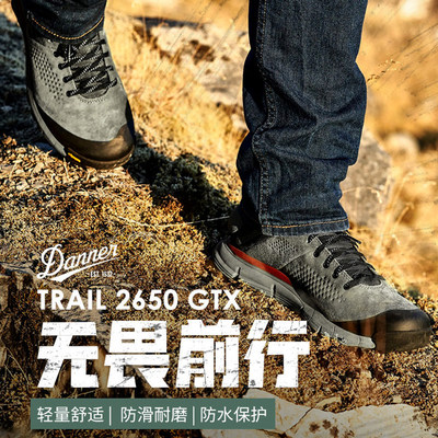 中科院小哥 丹纳DANNER 2650户外徒步鞋防滑防水男士登山轻便透气