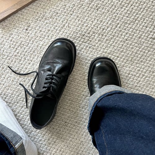 德比鞋男高级感厚底增高2026新款