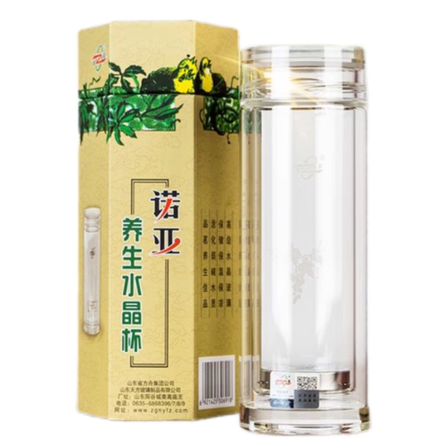 诺亚保温便携无铅玻璃水杯泡茶杯