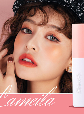 旋转式丝绒渐变双色眼影棒一抹双色渐变不易晕染修饰眼影笔化妆品