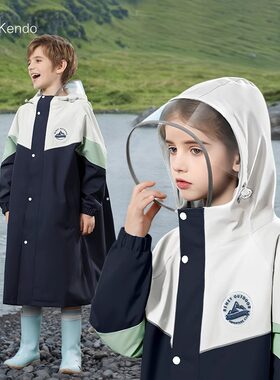 备美新款儿童雨衣批发女童男童女孩幼儿园小学生宝宝书包位雨披