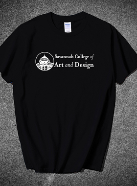 美国萨凡纳艺术与设计学院T恤短袖SCAD纪念品留学生服辛普森一家t