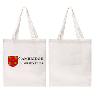 剑桥大学纪念品University of Cambridge购物袋帆布包环保袋拉链