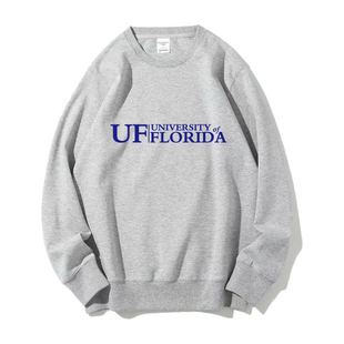 UF佛罗里达大学 圆领卫衣University of Florida纪念品加绒加厚