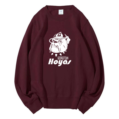 乔治城大学圆领卫衣加绒款