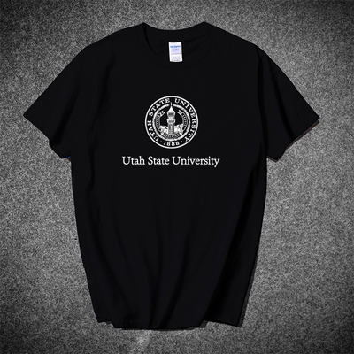 美国犹他州立大学T恤短袖