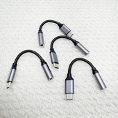 typec耳机转接头适用于华为转3.5mm圆孔转接听歌转接器音乐转换