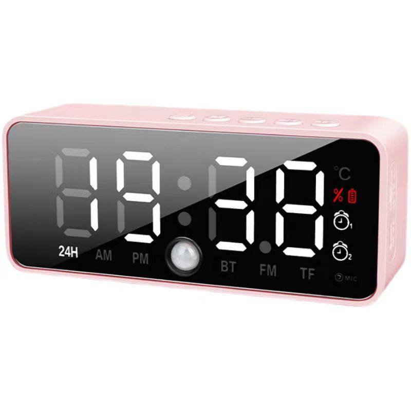 懒人起床闹钟超大声音乐闹铃学生用强力叫醒神器智能可充电子时钟