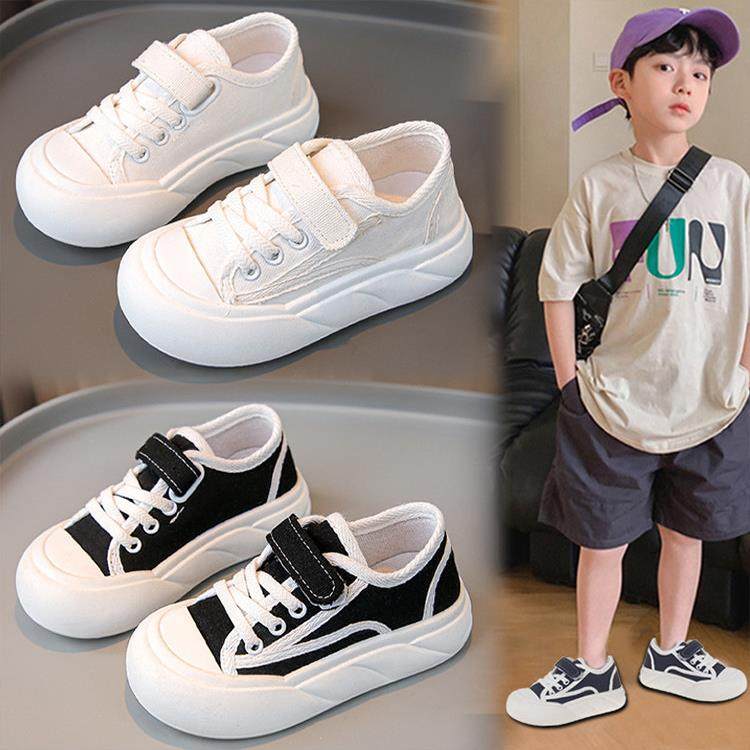 男童帆布鞋夏季2025新款透气运动小白鞋男孩学生软底跑步板鞋春秋,童鞋/婴儿鞋/亲子鞋,板鞋,淘宝优惠券,粉丝福利购,淘宝优惠卷