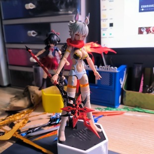 12适配寿屋机娘万代高达 原神武器模型仆人阿蕾奇诺专赤月之形1