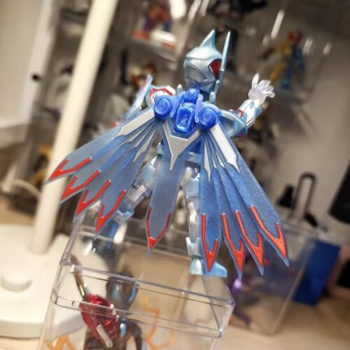 布鲁可群星版假面骑士 mk9极狐披风改件 免切割双图案 3d打印件