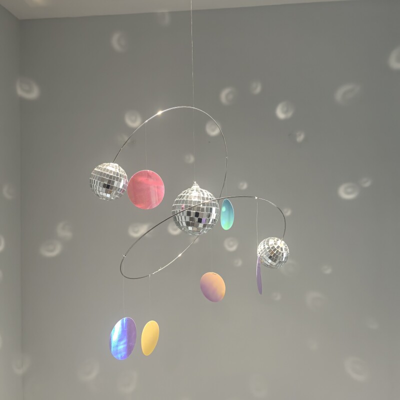 星星夜空反光挂饰阳光捕手星球吊饰宇宙星空幼儿园环创平衡挂饰