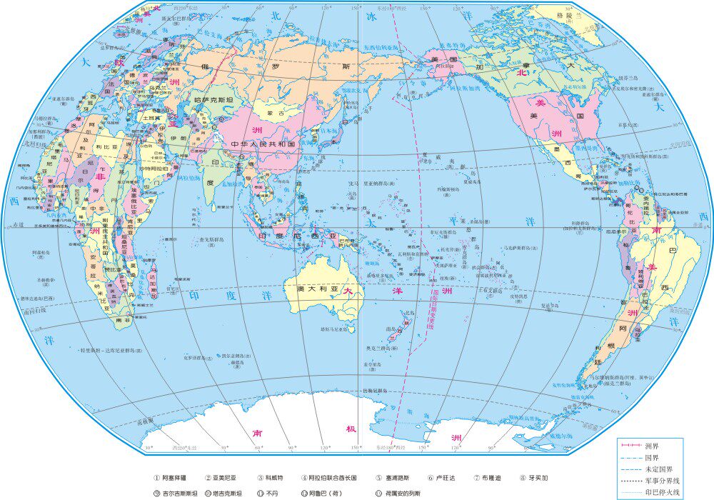 世界地图矢量cdr 世界地图ai矢量图 矢量世界地图 地图cdr矢量图