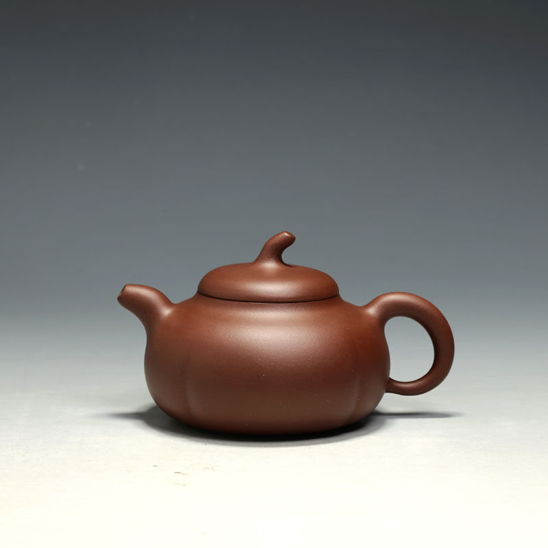 明理茶艺 宜兴紫砂壶 江建翔弟子 王春明全手工 370cc瓜语系列