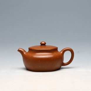 朱泥铺砂 全手工 150CC见素壶 明理茶艺 茶壶 宜兴 紫砂壶 周宇杰