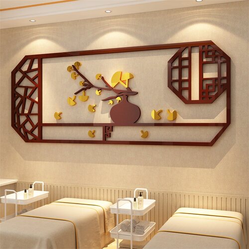 中医养生馆墙面装饰品贴纸画