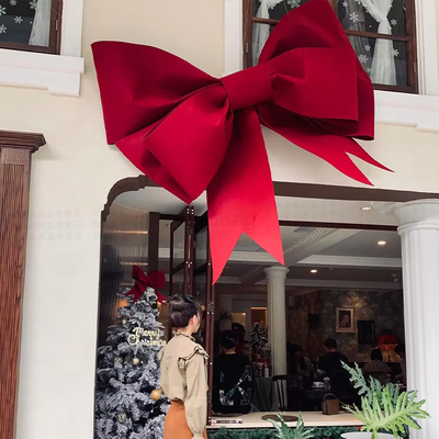 超大蝴蝶结网红拍照区布置