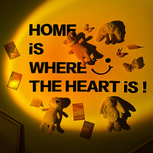 有趣一梯入户迎门口墙面装饰画3d立体亚克力玄关贴打卡多巴胺玩偶