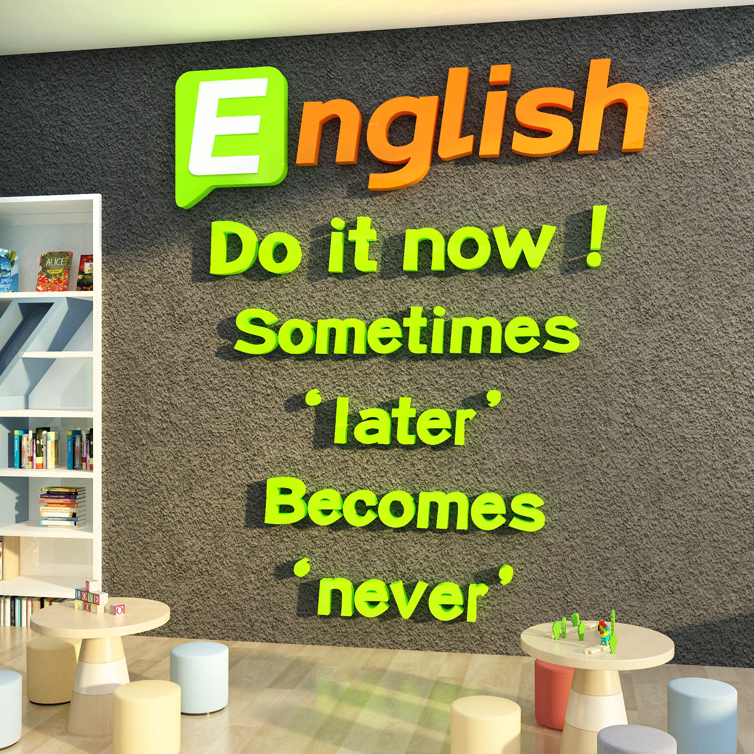 英语角培训机构教室装饰班级文化布置幼儿园墙面环创主题成品托管,家居饰品,软装墙贴,淘宝优惠券,粉丝福利购,淘宝优惠卷