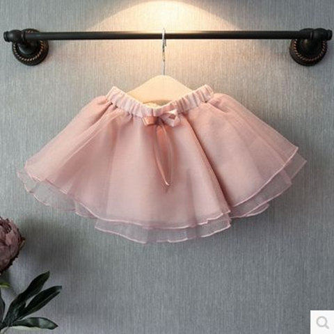 Jupe fillette en mousseline de soie - Ref 2050600 Image 3