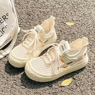 子女2026新款 休闲运动跑步鞋 春夏秋布鞋 百搭女士鞋 女透气网鞋 鞋