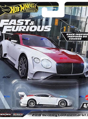 风火轮HotWheels Fast&Furious 宾利2018 Bentley Continetal GT3