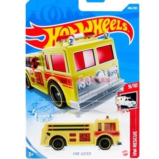 2021 风火轮HotWheels 黄 EATER 246 FIRE