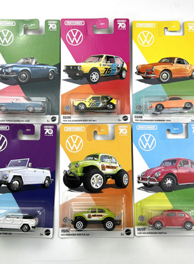 火柴盒Matchbox珍藏合金模型70周年纪念JEEP大众MINI福特GGF12