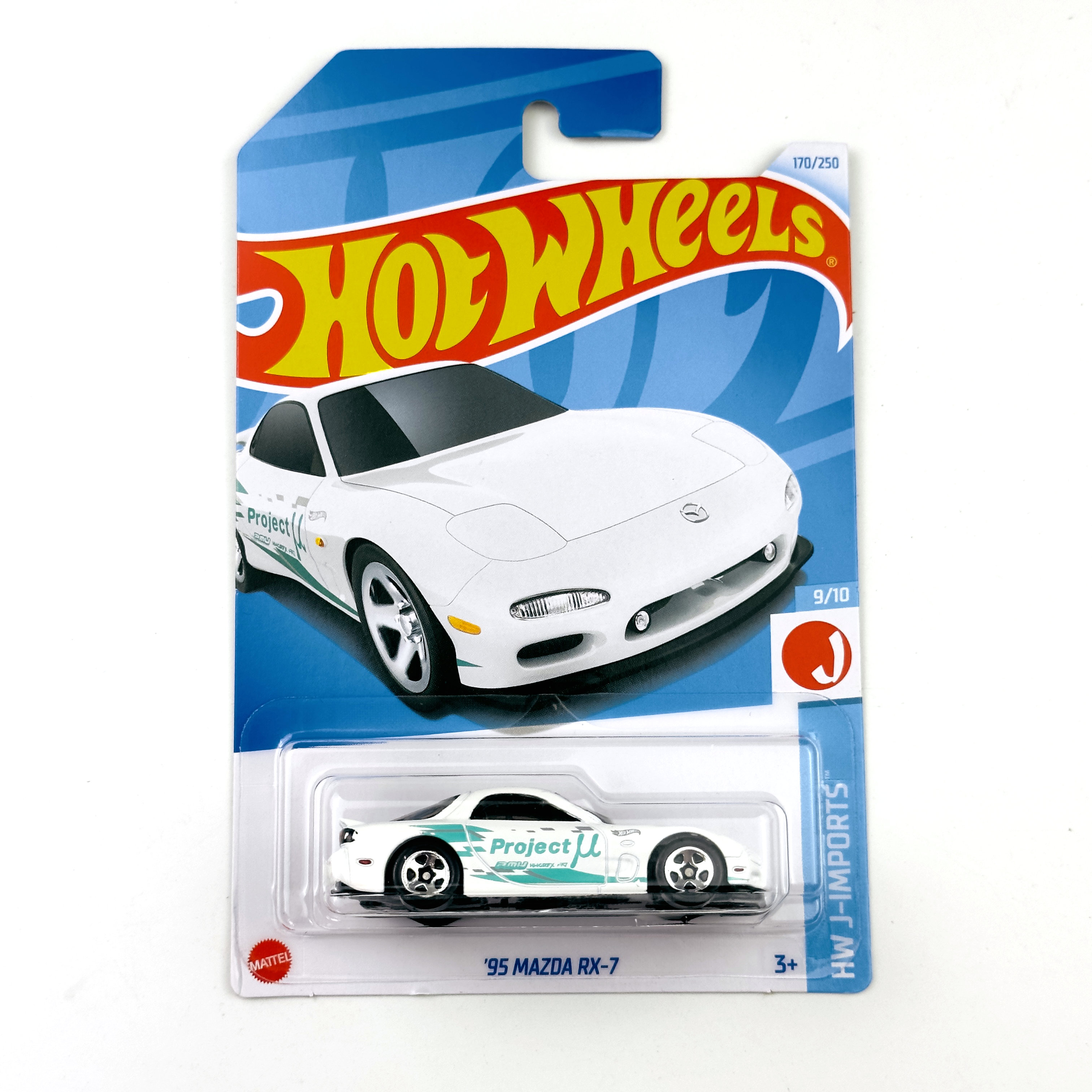 风火轮HotWheels 95 MAZDA RX-7 白 2024-170