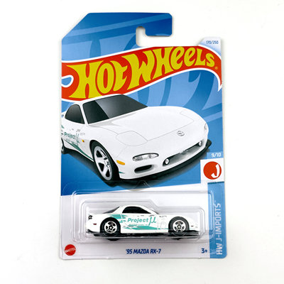 风火轮HotWheels 95 MAZDA RX-7 白 蓝 2024-170