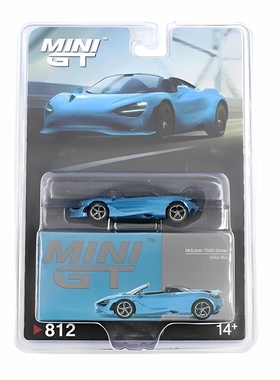 MINIGT 1:64 迈凯伦 MCLAREN 750S SPIDER 伯利兹蓝色