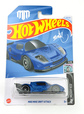 风火轮HotWheels MAD MIKE DRIFT ATTACK 蓝色 2024-59