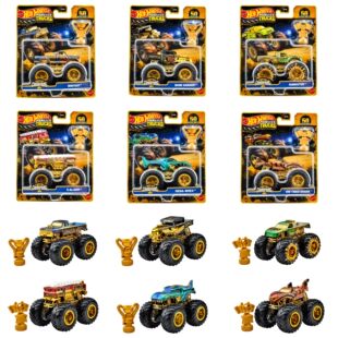 风火轮HotWheels大脚车奖杯冠军版整套六辆2025 Trophy Champions