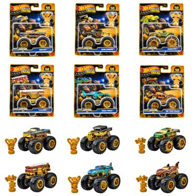 风火轮HotWheels大脚车奖杯冠军版整套六辆2025 Trophy Champions