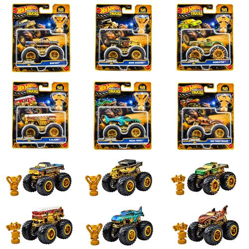 风火轮HotWheels大脚车奖杯冠军版整套六辆2025 Trophy Champions