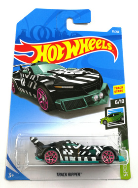 风火轮HotWheels TRACK RIPPER 条纹车 黑 2019-37